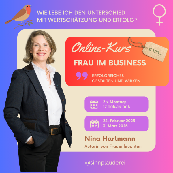 Frau im Business - Live-Online